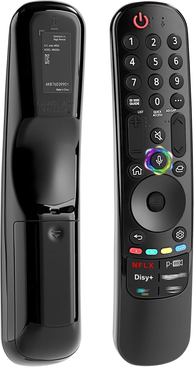 Afstandsbediening voor LG Televisie - Vervangende Stemafstandsbediening - Geschikt voor OLED QNED NanoCell 4K - ShopVlot