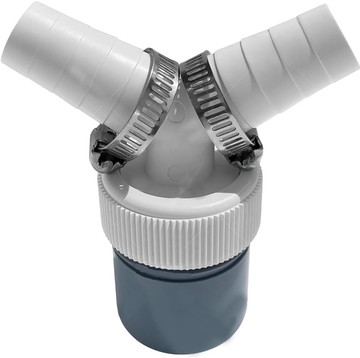 Afvoeraansluiting wasmachine - dubbele aansluiting 1 1/4 mm - Y-adapter voor slangen 19-24 mm - ShopVlot
