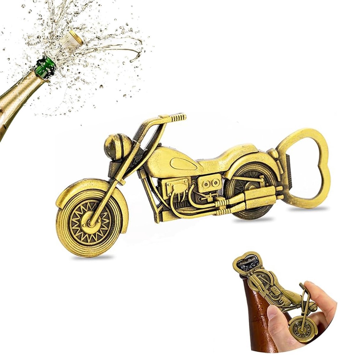 Solidchoice - Vintage Metaal Flessenopener voor Bier en Drank