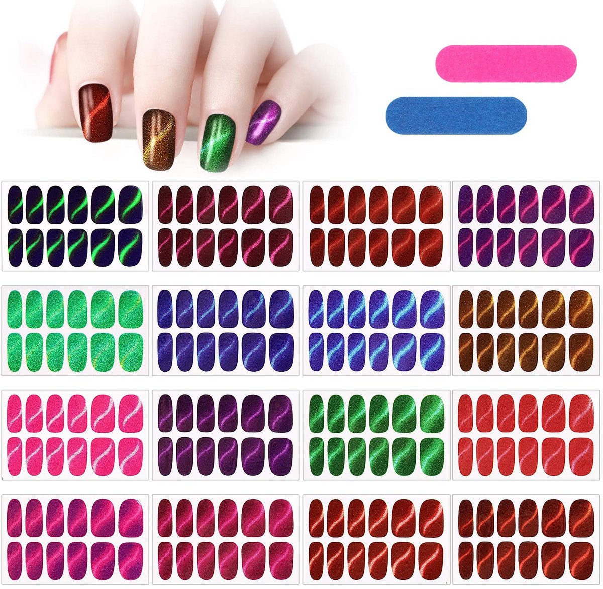 Solidchoice - Zelfklevende Nagelstickers met Trendy Designs