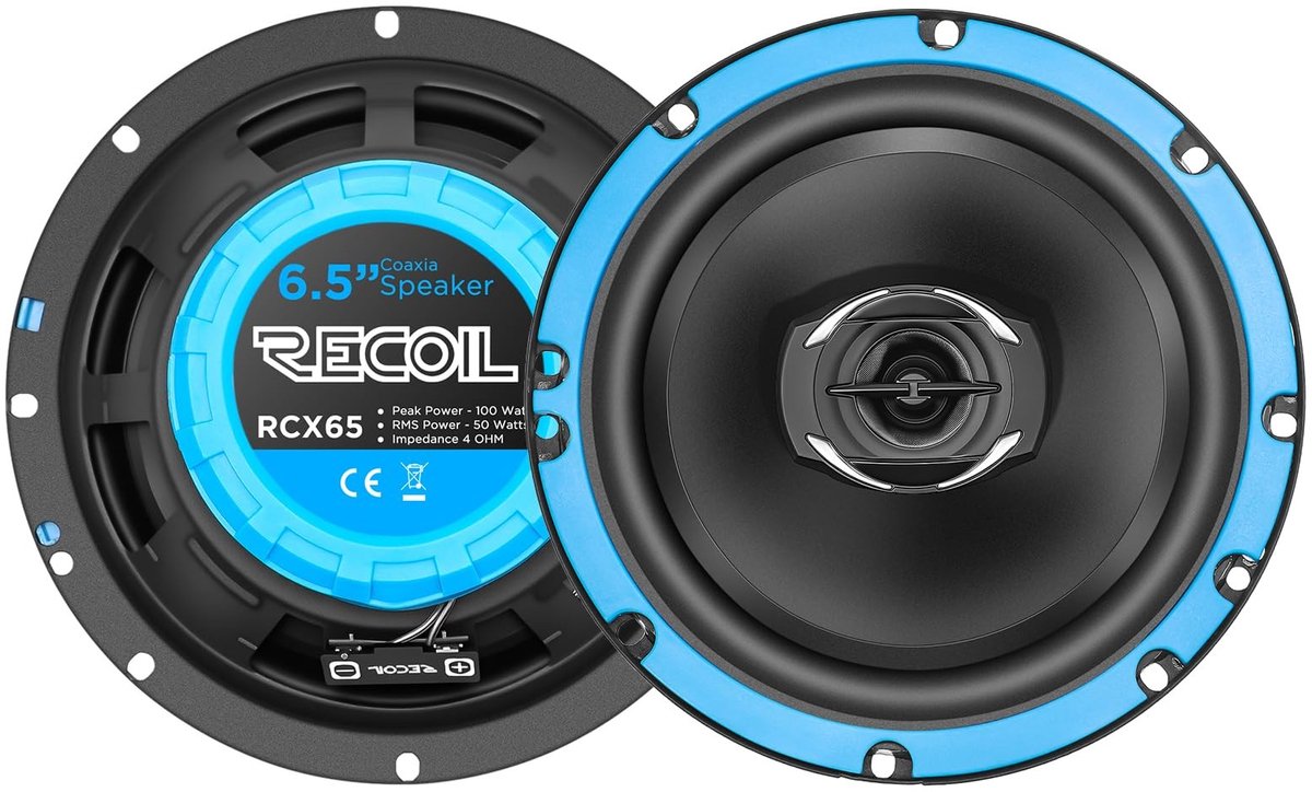 Solidchoice - Coaxiale 6.5 inch Autoluidsprekers Set met Helder Geluid