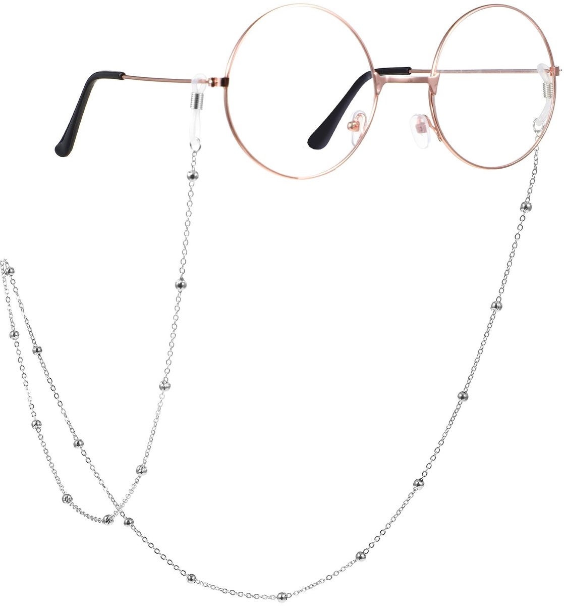 Solidchoice - Dames Brilketting met Parels 70 cm voor Zonnebrillen en Leesbrillen