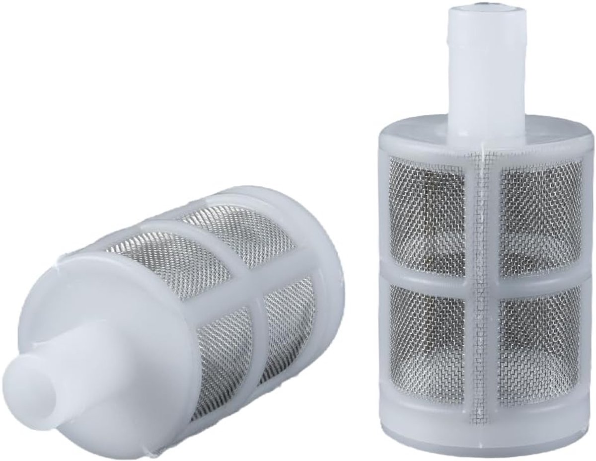 Waterpomp Inline Filter 7-10 mm - Plastic - Voorzien van fijnmazig net - Verlengt levensduur van de pomp - ShopVlot