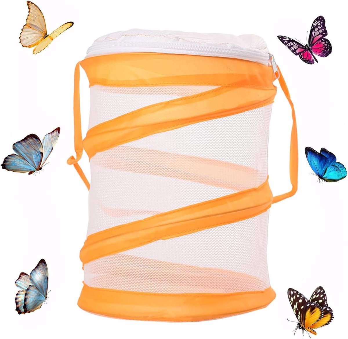 Insectenkooi - Opvouwbaar vlindernet - Dome, insectenfarm net - Veilig en eenvoudig te vervoeren - ShopVlot