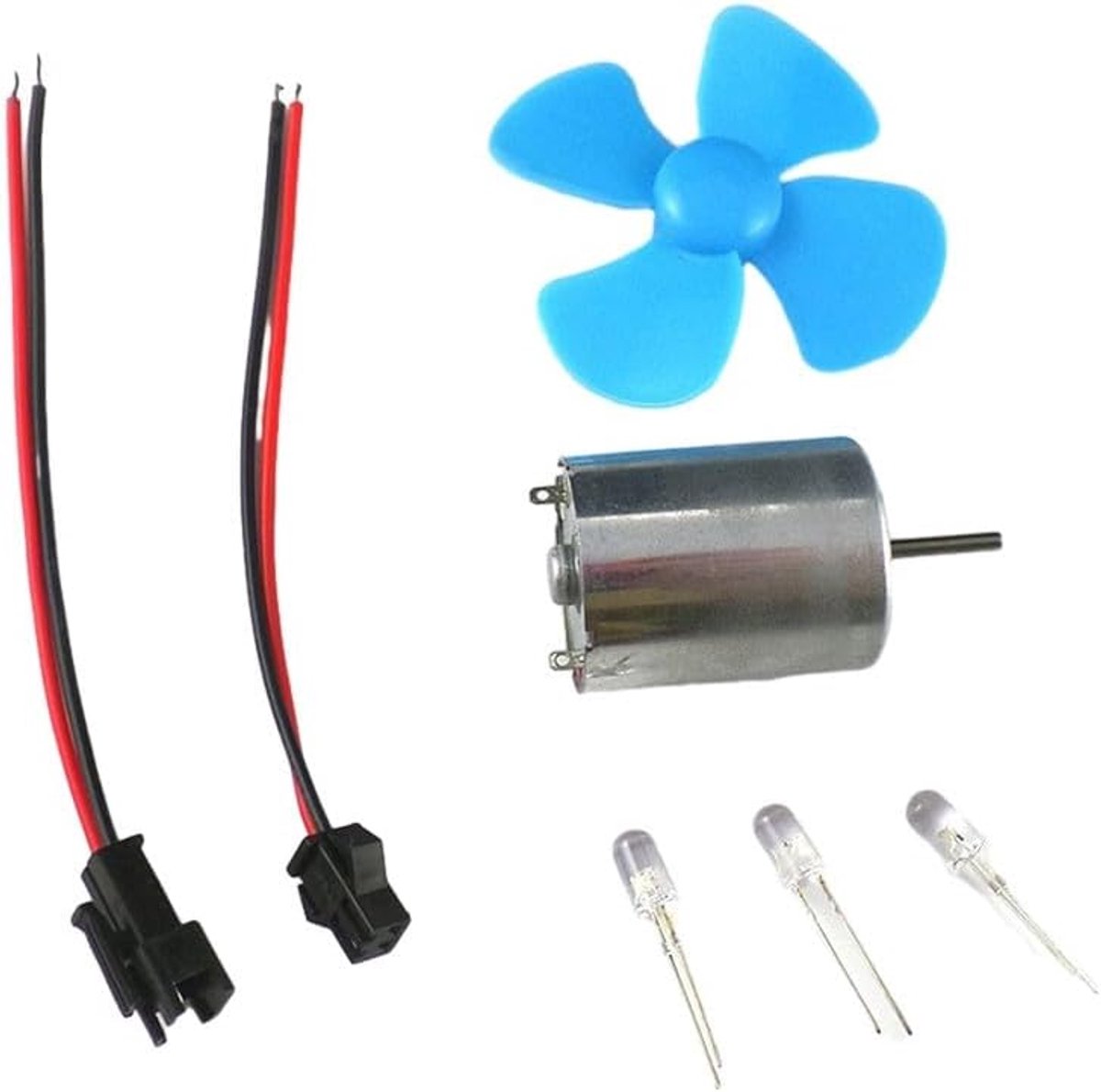 Windgenerator Kit Alternator DC 0-20V - Super Stil - 60 mm Blad Diameter - Voor Duurzame Energieoplossingen - ShopVlot