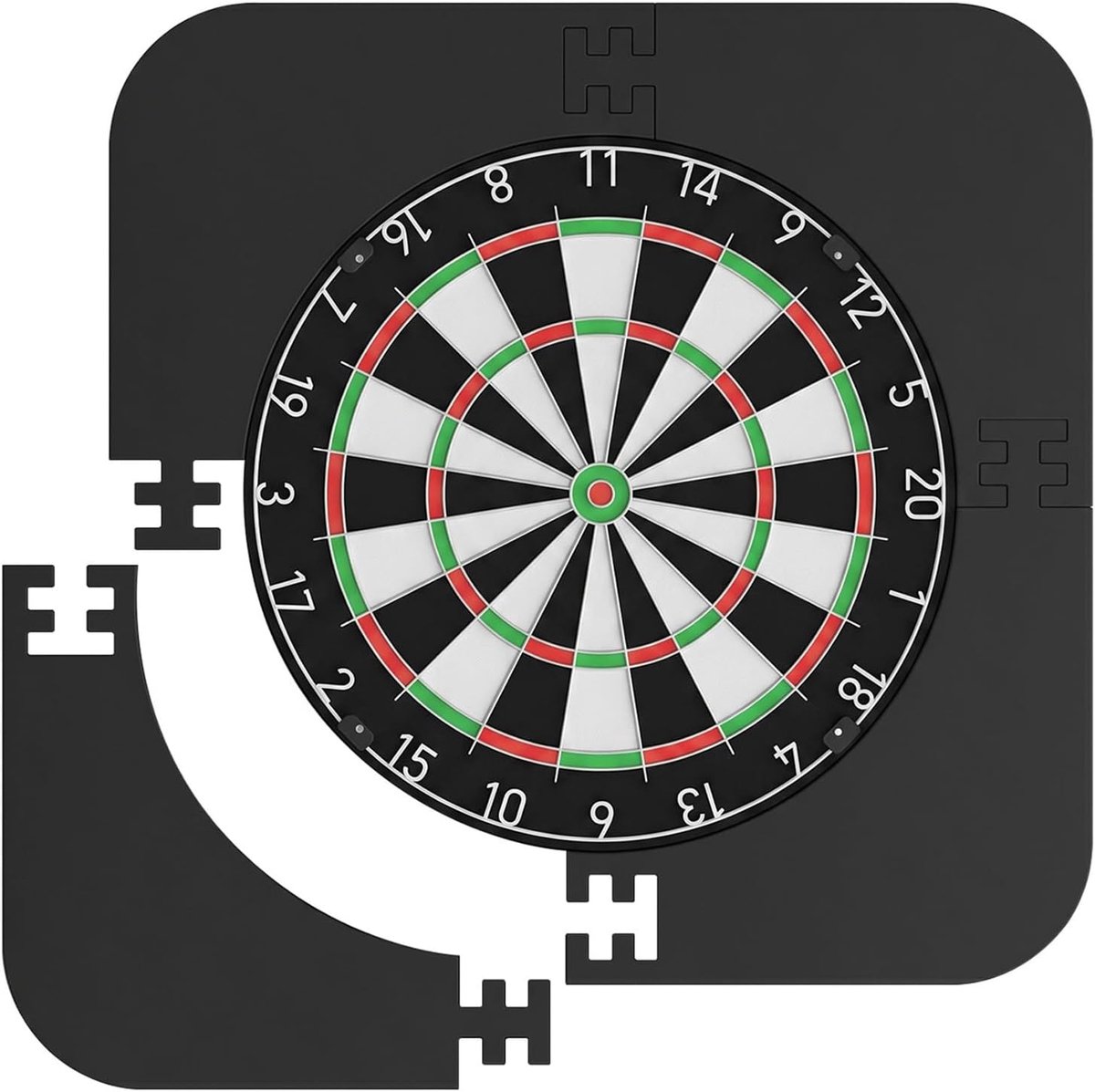 Dartbord beschermring 45,5 cm - EVA-schuim - duurzame muurbescherming - perfecte schokdemping - ShopVlot