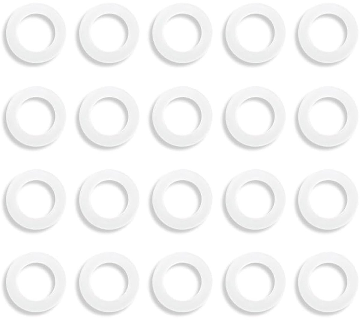 O-ring seal switch keyboard damper 200pcs - universeel transparant - duurzaam silicone - vermindert typgeluiden - ShopVlot