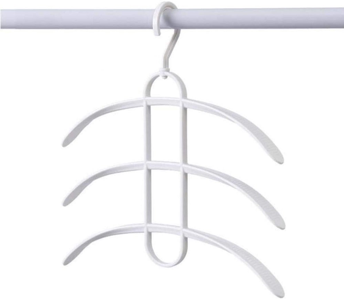 Kledinghanger Slipvrij - Chrome Plating - Ruimtebesparend - Geschikt voor Diverse Kledingstukken - ShopVlot
