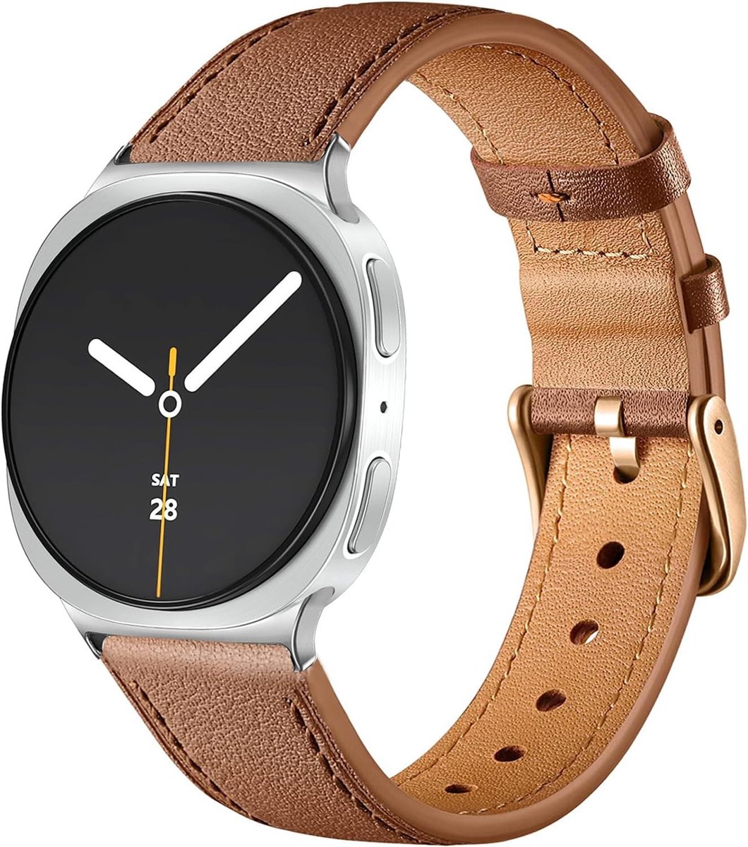 Leren Horlogeband Galaxy Watch 8 40mm/44mm - Business Band - Unisex - Stijlvolle uitstraling - ShopVlot