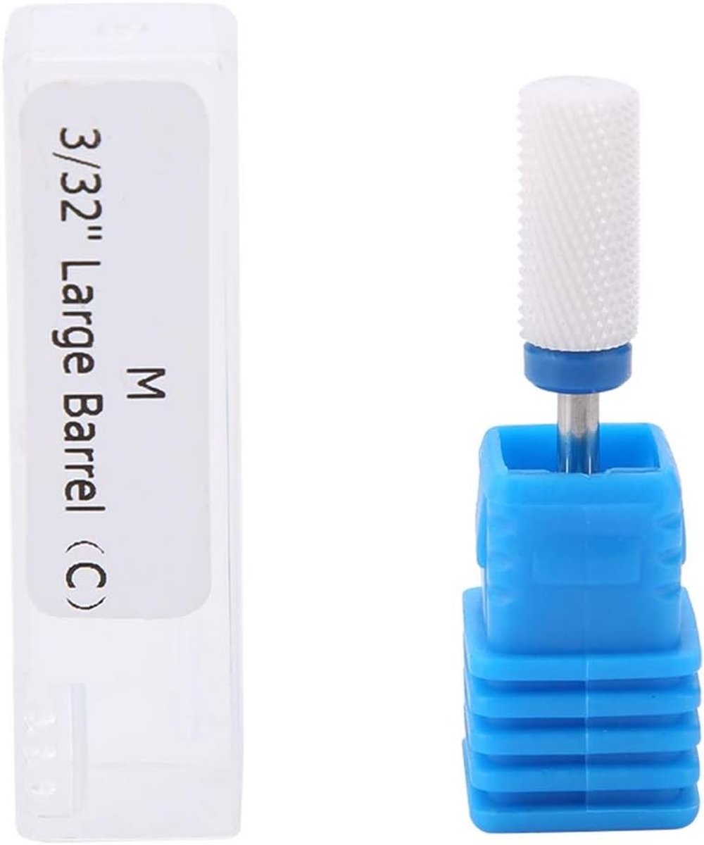 Professionele Keramische Nagelboor met Cilindervormige Slijpkop voor Manicure en Pedicure, Perfect voor Nagelverzorging