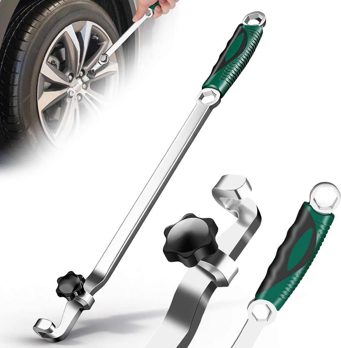 40 cm moersleutelverlenging, autogereedschap, sleutelverlenging, ultra werkbesparend, verlengsleutel, offset - ShopVlot