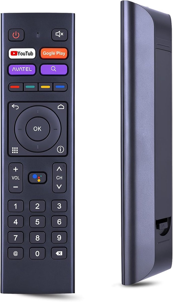 Vervangende afstandsbediening geschikt voor CLICtv Avatel TV (geen spraakfunctie) - ShopVlot