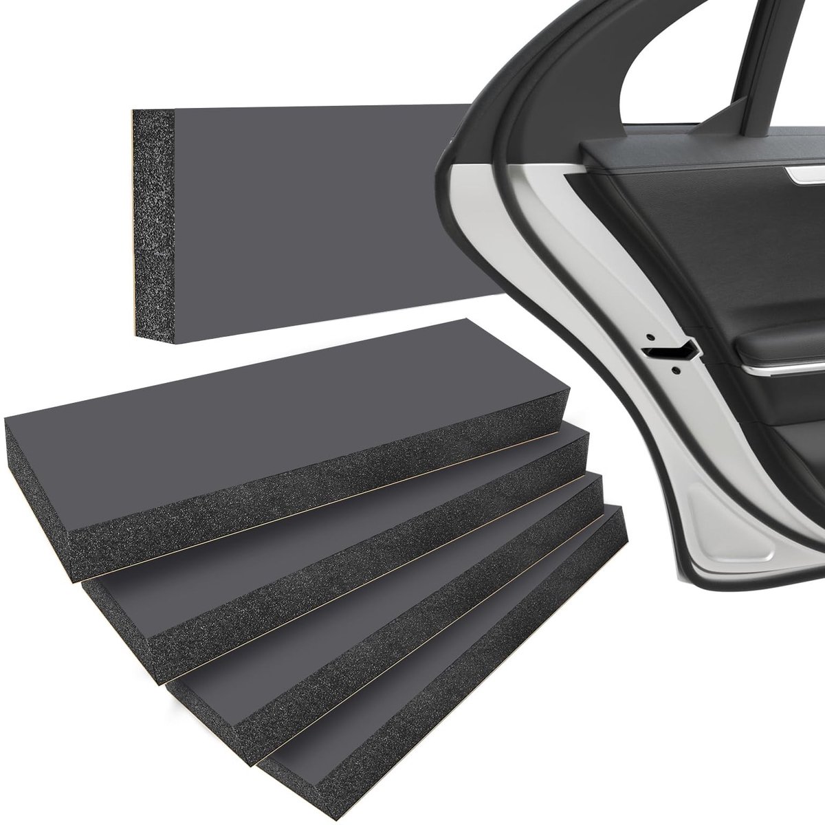 Solidchoice - Set van 4 Garagewandbescherming - Autodeurbescherming en Muurbescherming