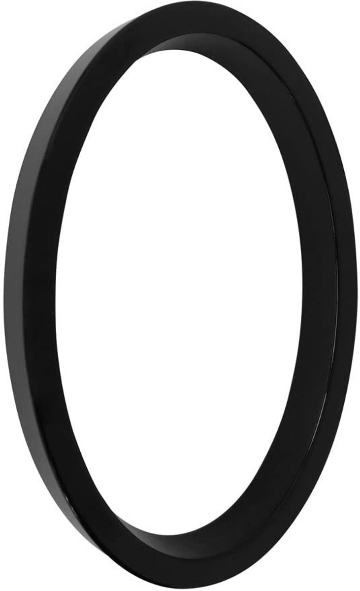 Solidchoice - Zwart Huis-/Straatnummer om te Schroeven - Zwevende Look van 12,5 cm