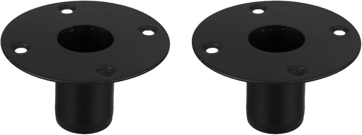UKCOCO Iron speaker stand, 2 pedestals with screw holes for stable attachment, replacement legs for home sounds, DJ - ShopVlot