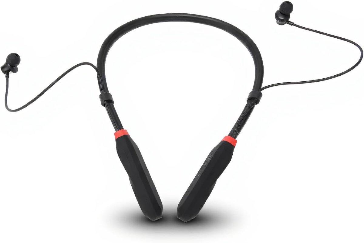 Bluetooth Headphones with Neckband, Wireless Waterproof Noise Cancelling Earphone, HiFi Stereo Deep Bass Headset for - ShopVlot