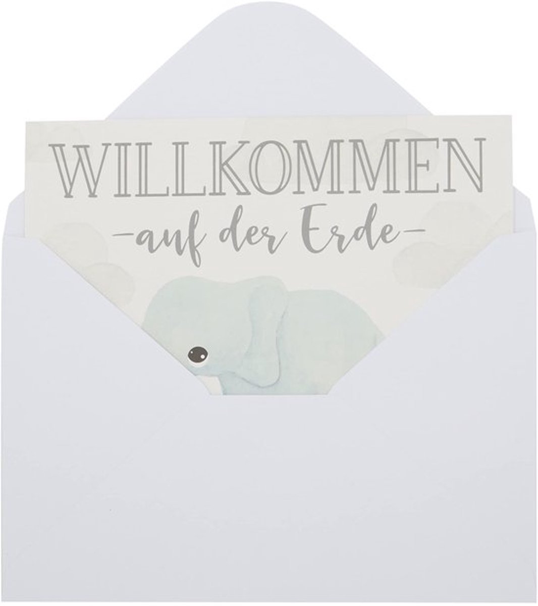 Dailygoods- Wenskaarten Set 12 Stuks - Wenskaarten Geboorte - Wenskaarten Blanco - Wenskaarten voor Jongens/Meisjes - Inclusief Enveloppen - Liefdevolle Illustraties - Geboortekaarten