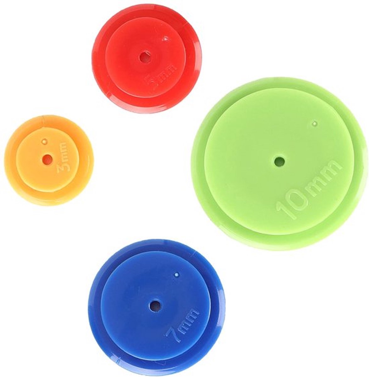 Naaimarkeringen Set - 4 Stuks - Traceerwielen - DIY Tool - Huishouden - Voor Quilten en Stikwerk - Verschillende Maten - Naaiwielen