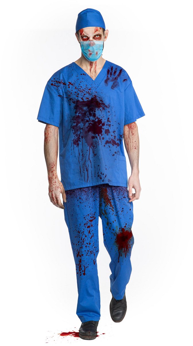 Horror Chirurg Kostuum - Halloween Dokter Kostuum
