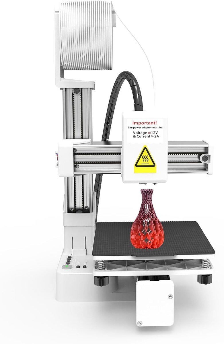 3D printer mini desktop 100 x 100 mm - verwijderbaar platform - eenvoudig voor beginners - ideaal voor hobbyisten - ShopVlot