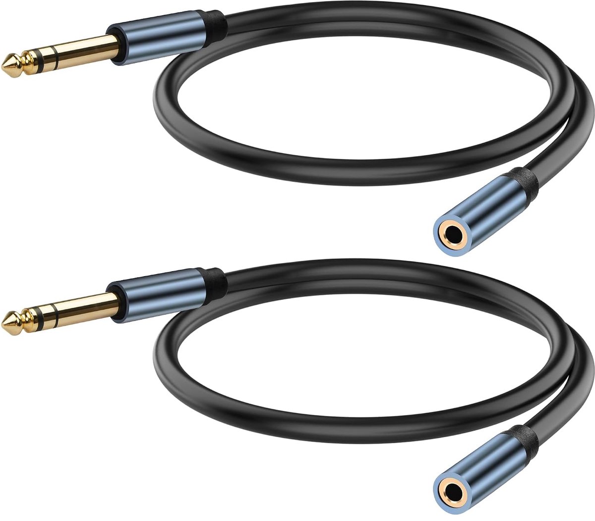 6.35mm to 3.5mm audio cable 1/8 inch female TRS to 1/4 inch male TRS stereo audio cable gold plated 6.35mm 1/4 to - ShopVlot