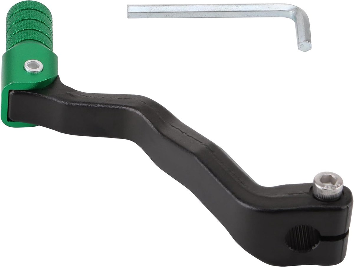 GOOFIT Green Black Shift Lever Gear Aluminum Shift Foldable Foot Shifter Replacement for Zongshen CG CB NC Motor 125 - ShopVlot