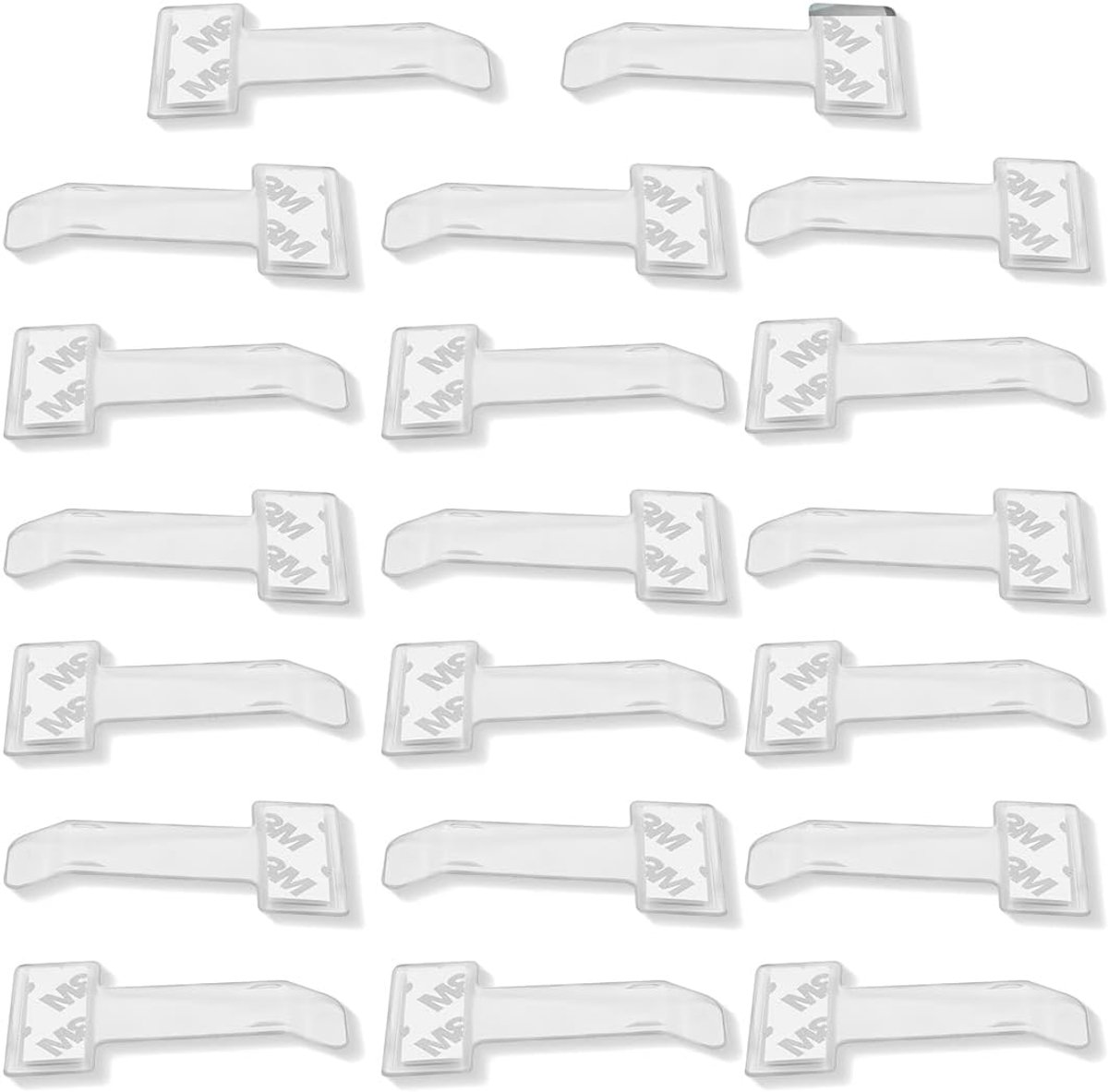 Pack of 20 ticket clips, parking card, windshield clip, banknote clip, windshield holder - ShopVlot