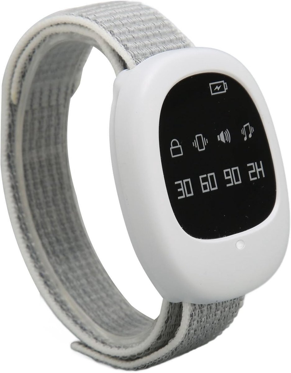 Effectief Bedwetting Alarm met Timing, Muziek en Vibratie - Draadloos en Slim voor Kinderen