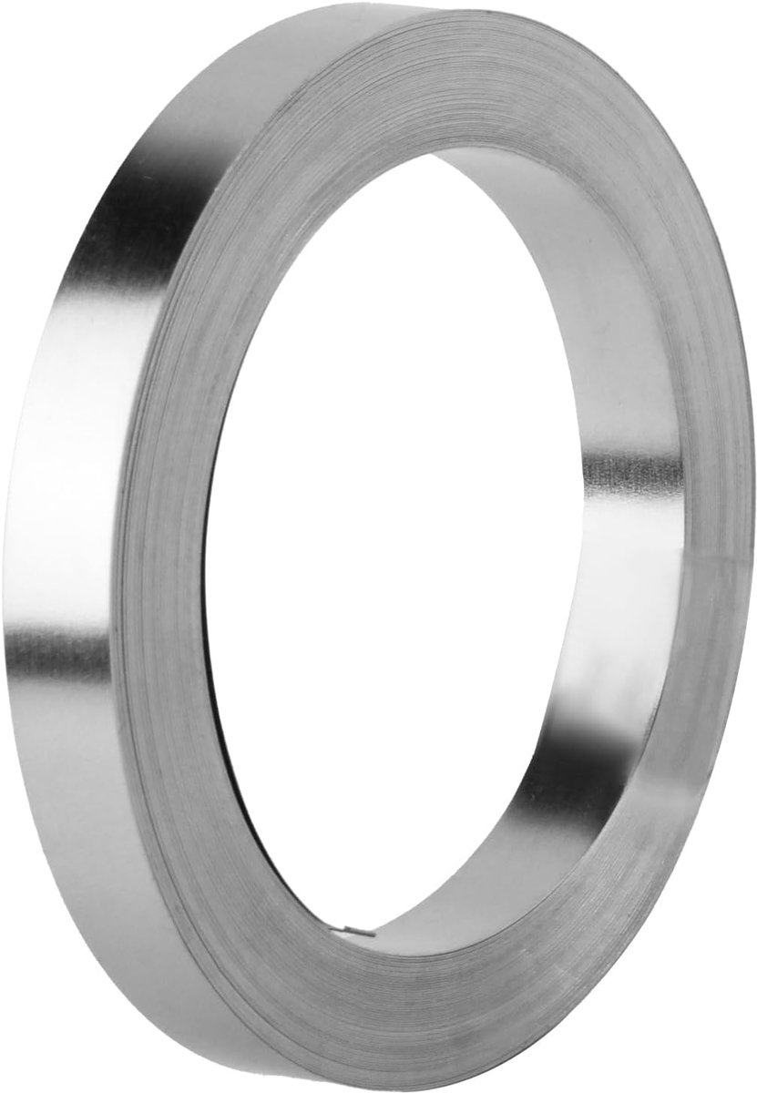 Nickel Tape Nickel Strips 0.15 x 8 mm, Nickel Plated Steel Band for Battery Packs 10 m, Pure Nickel Plate with High - ShopVlot