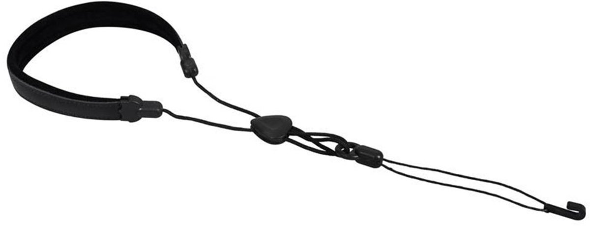 Gaucho GSTU-30-BK gitaarriem voor ukelele, zwart nylon