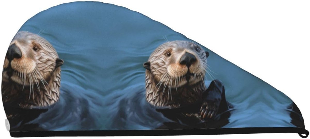 Haar Drogen Cap - Haar Tulband - Snel Haar Drogen - Super Absorberend - 64x26 cm - Zwart