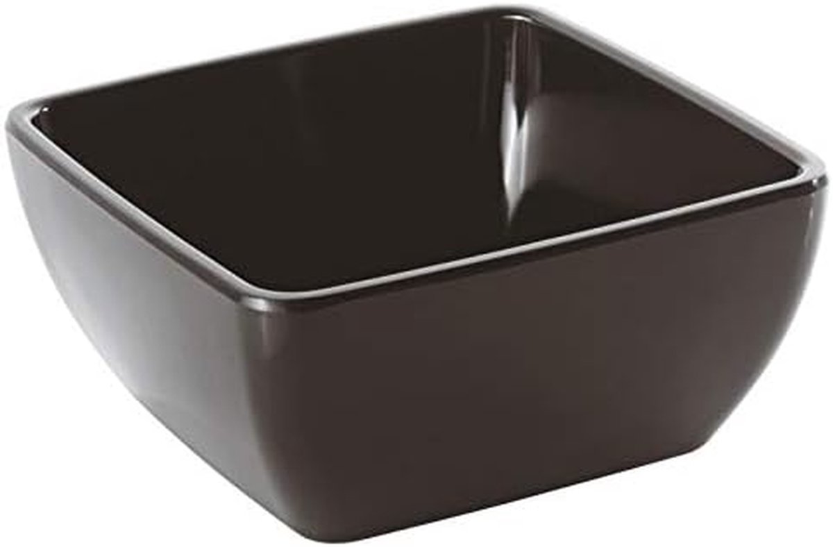 Vierkante Kom - Melamine Schaal - Keuken Opslag - Vaatwasserbestendig - 1 Stuk - Wit