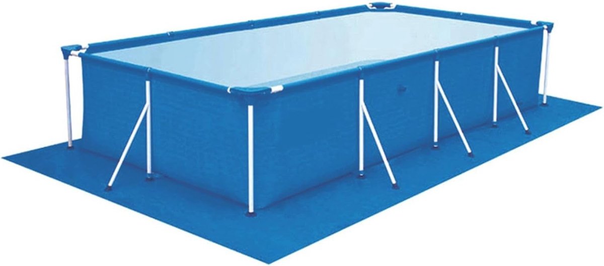 Zwembadafdekking – Grondzeil Vloerbeschermer – Zwembad Beschermen – Slijtvast Waterdicht Materiaal – 2×3 meter – Blauw