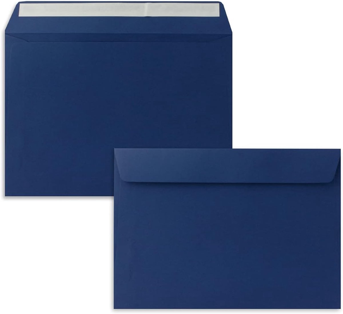 Enveloppen C5 Donkerblauw - Papieren Enveloppen Post Enveloppen - Kaarten Versturen - Zelfklevende Sluiting - 162 x 229 cm - Donkerblauw