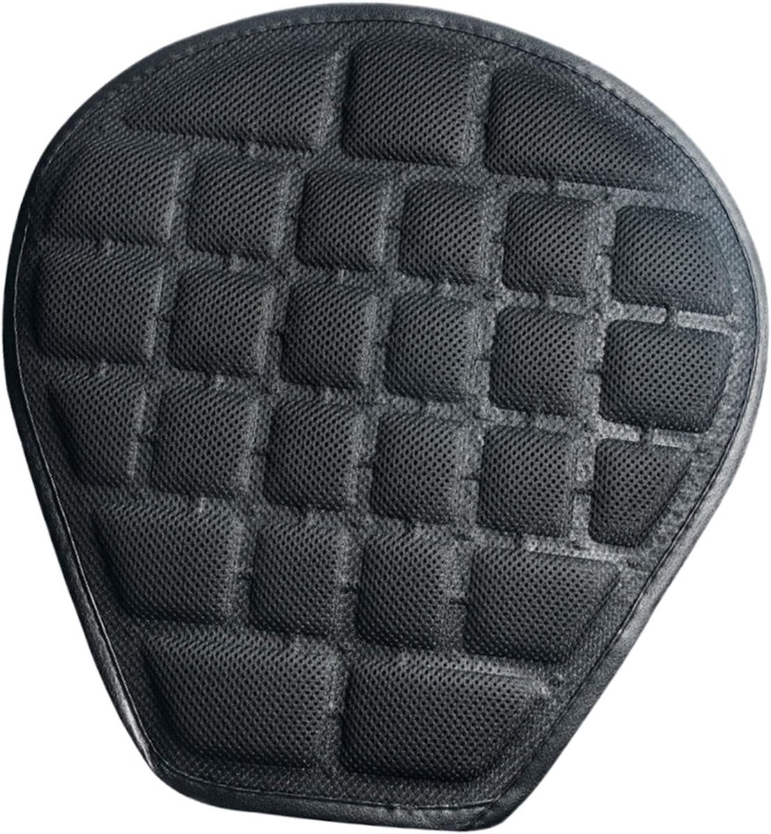Motorstoel Kussen - Motorzadelhoes Antislip - Comfortabel Rijden - Ademend Ontwerp - 37x35cm - Zwart