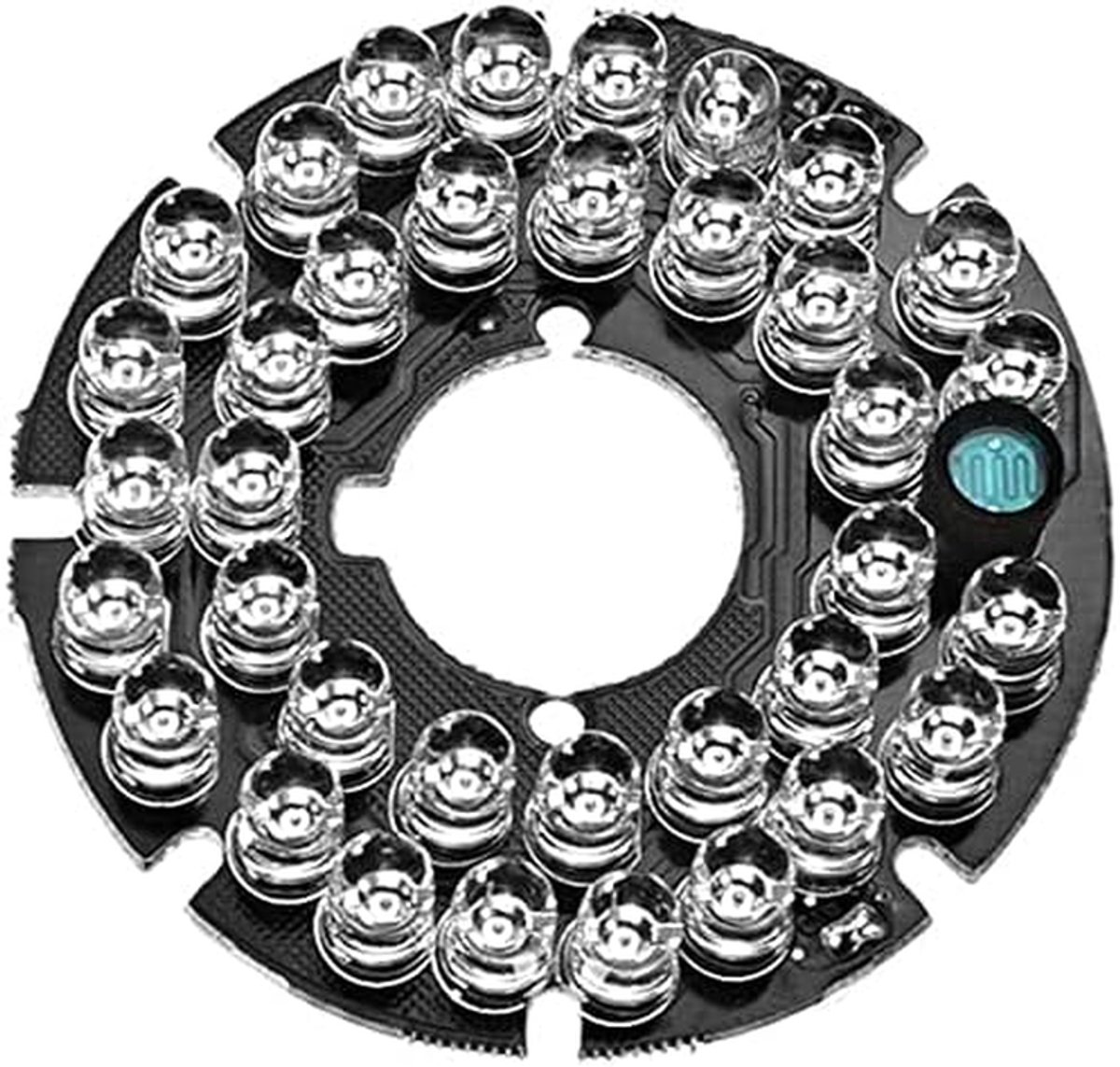 IR Infrarood Board - IR Illuminator Lamp - Nachtzicht Verbeteren - 36 LEDs 850nm - 53 mm Buitendiameter - Niet gespecificeerd