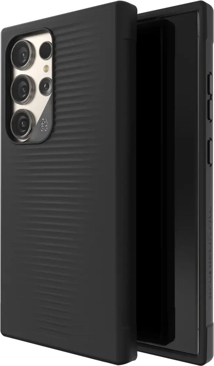 ZAGG Luxe Samsung S24 Ultra Hoesje 3M Valbescherming Zwart
