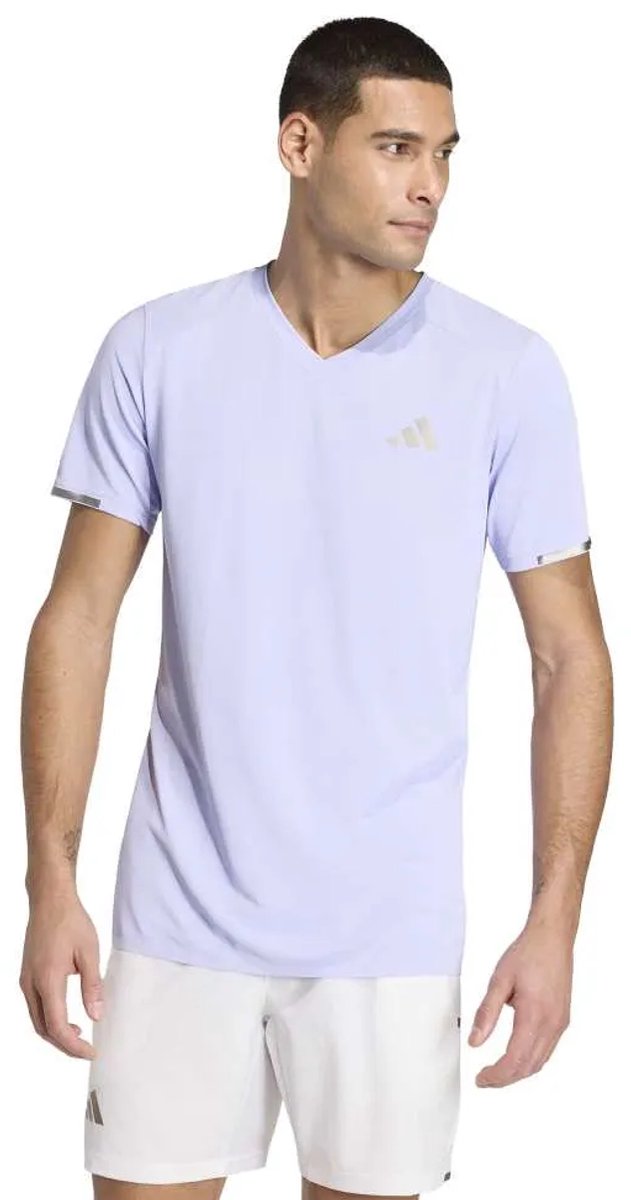 Adidas Tennis Climacool+ Freelift Pro T-shirt Met Korte Mouwen Man Violet Tone