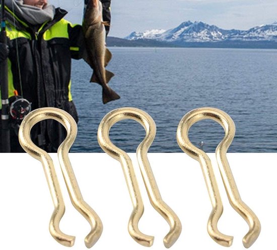 300PCS Vis Loops Ogen, Karpervis Gereedschap met Stalen Schroef Lood Lussen en Accessoires voor Effectieve Hengelsport — afbeelding 2