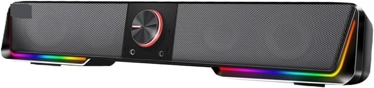 Draadloze Soundbar - PC Luidspreker - Muziek Streamen - RGB Verlichting - 25 W - Zwart
