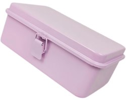 Gereedschapskoffer Auto - Gereedschapscontainer Metaal - Gereedschap Ordenen - Hoge Hardheid - 20x13cm - Roze