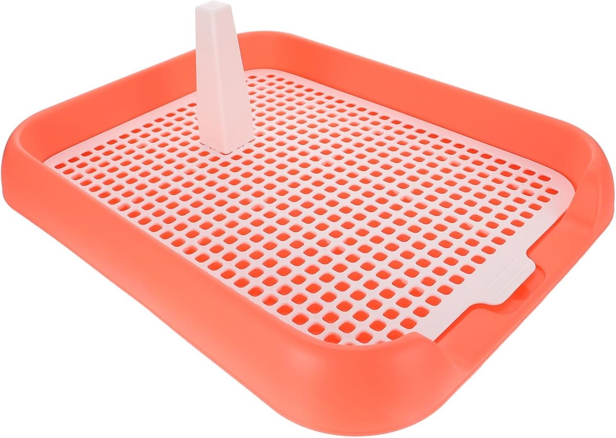 Hondenpotje Binnenshuis - Puppy Toilet - Zindelijkheidstraining Hond - Lekvrij Ontwerp - 46x38x6CM - Roze