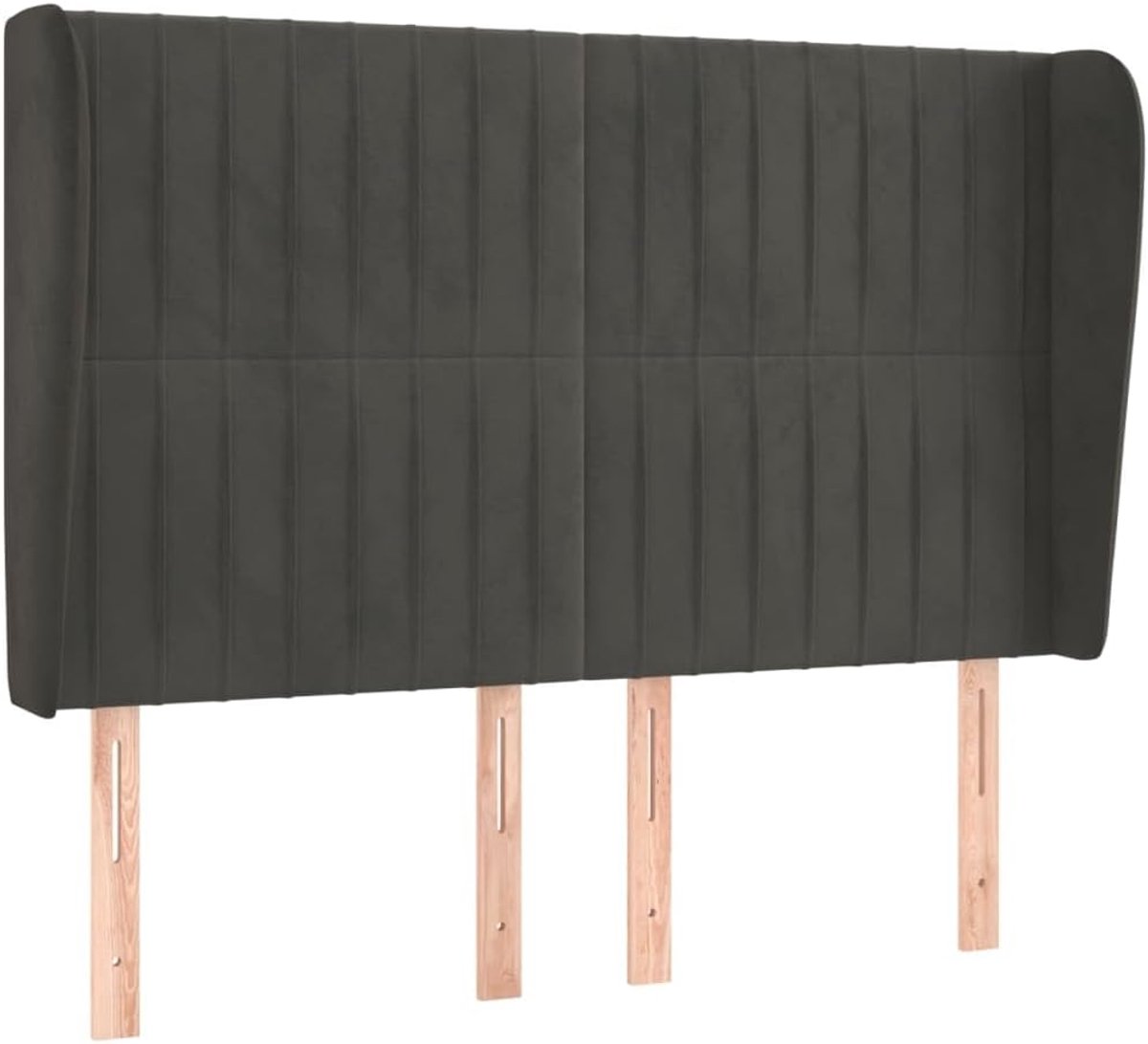 Hoofdbord met oren - Bed hoofdbord - Bed opmaken - In hoogte verstelbaar - 147x23x118/128 