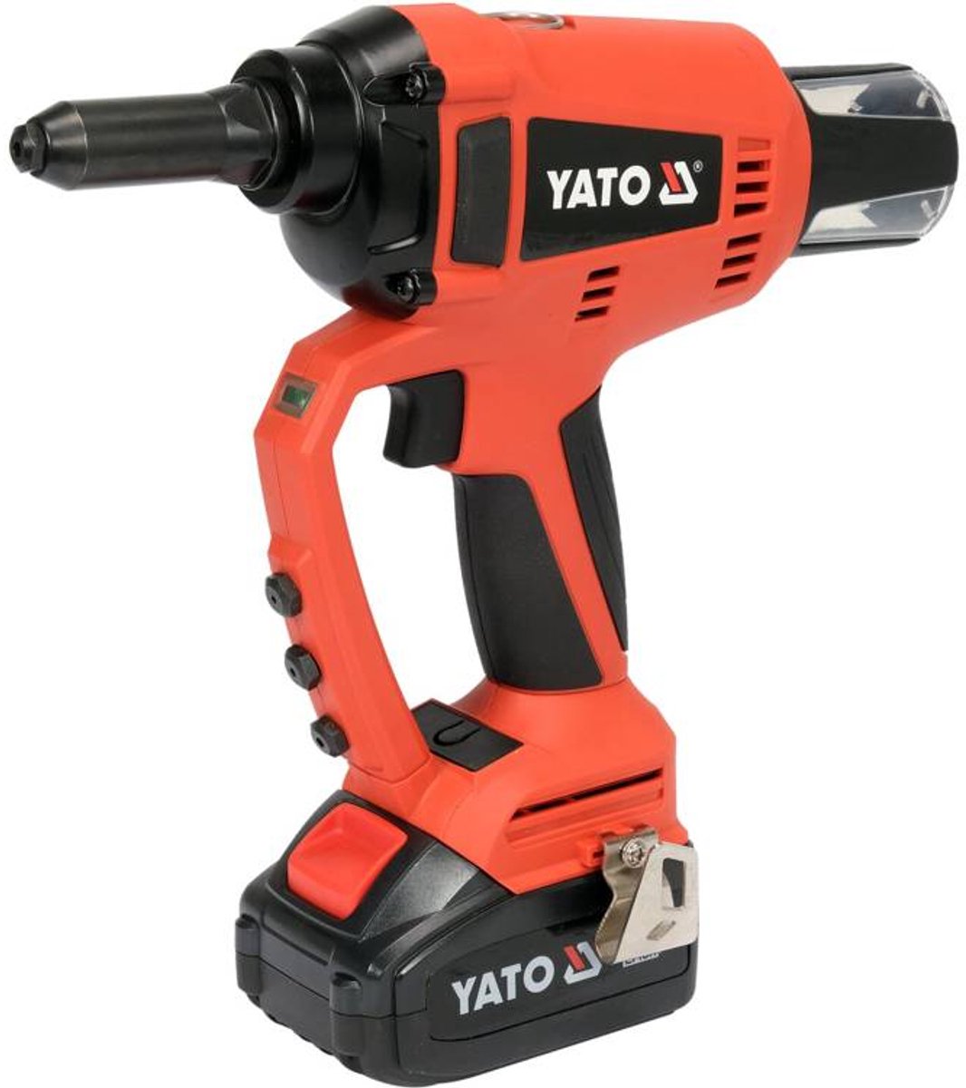 Yato YT-82955 - Accu Blindklinknageltang - 18V - Borstelloze Motor - Li-Ion Accu 3.0 Ah