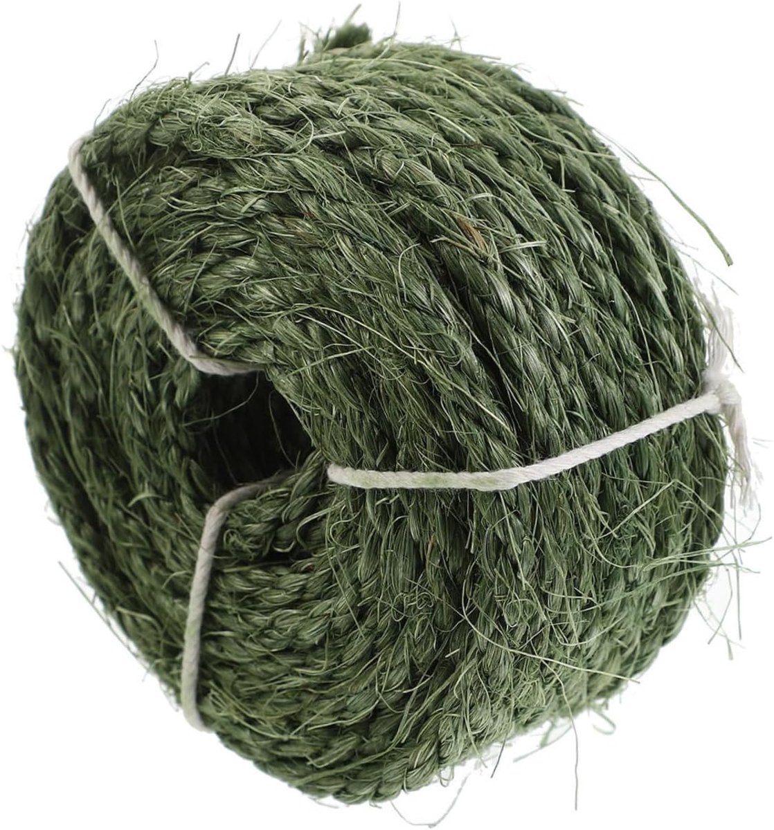 Sisal Touw Vervanging - Krabpaal Touw - Kattenmeubels Beschermen - Natuurlijk Sisal Materiaal - 15 meter - Donkergroen