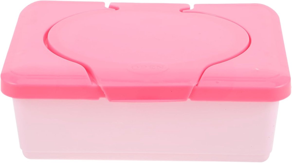 Luierdoekjes Houder - Doekjes Opberger - Netheid Onderweg - Compact En Lichtgewicht - 19.30x12.50x7.00cm - Rood