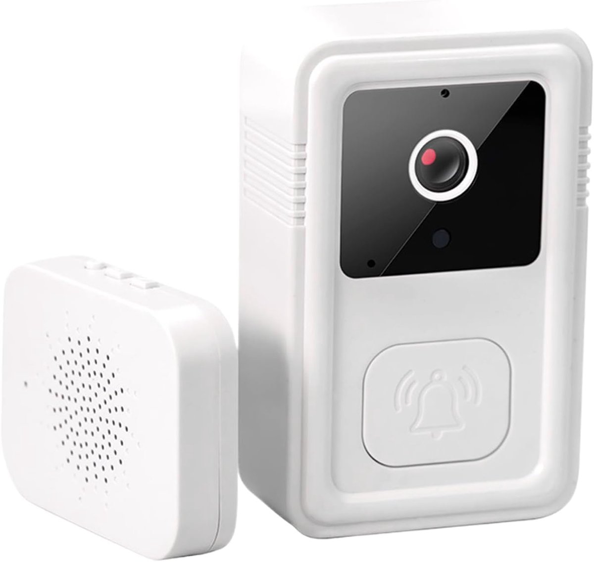 Video Deurbel Camera - Slimme Deurbel - Huisbeveiliging - Tweeweg Audio - 17.8 x 10 cm - Wit