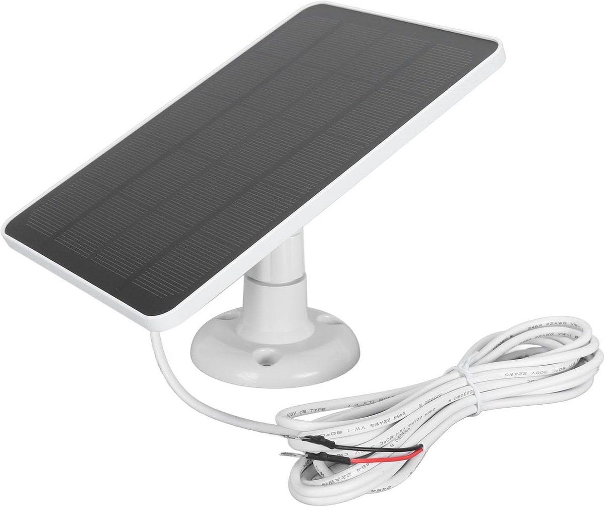 Zonnepaneel Camera - Deurbel Lader - Energie Besparen - 3.5 Meter Kabel - 10 Watt - Zwart