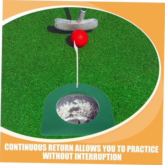Golf Putting Cup Set - Golf Oefenbeker - Golfvaardigheden Verbeteren - Met Vlag - 17 x 17 x 1.3 cm van GOLF — afbeelding 5
