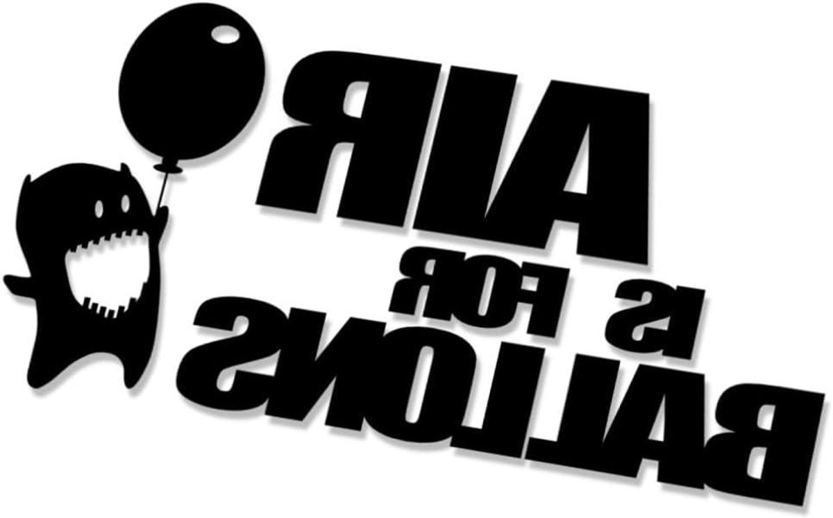 Auto Sticker - Vinyl Sticker Decal - Voertuig Decoratie - Luchtkanaal Technologie - 13x6cm